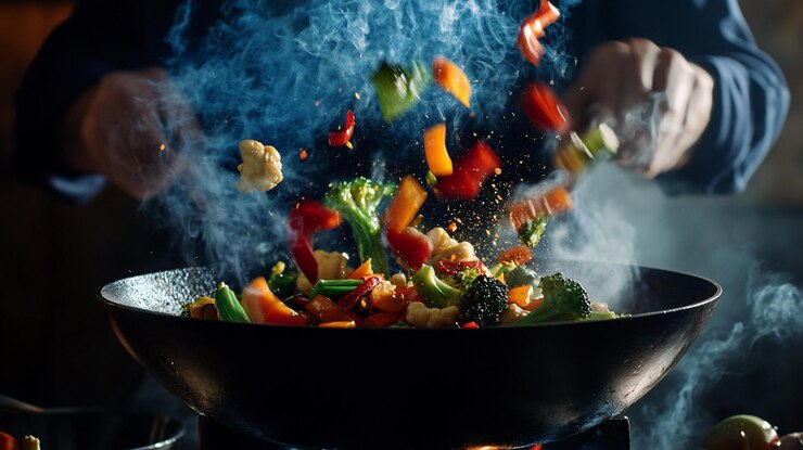 chef-stirfrying-colorful-vegetables-wok-with-dramatic-smoke-lighting_555601-42440